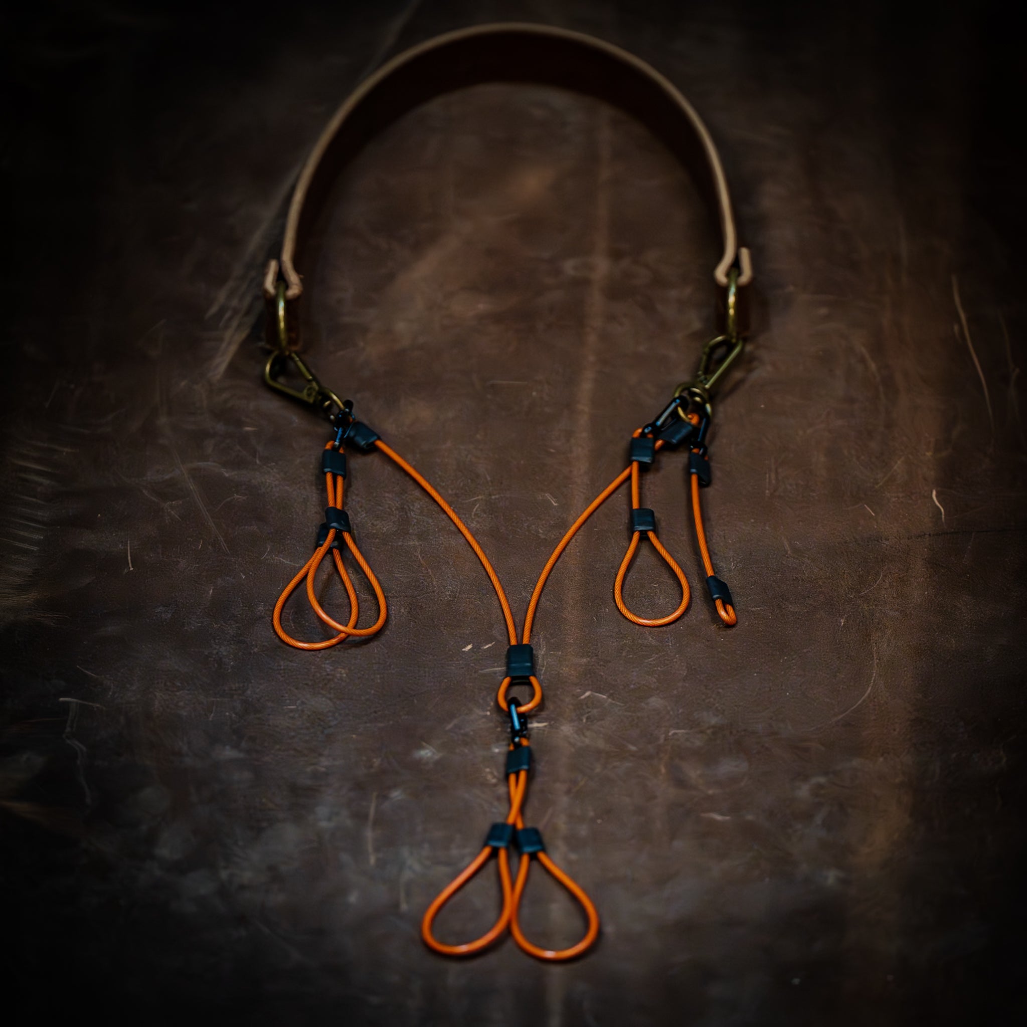 Bare Leather Call Lanyard