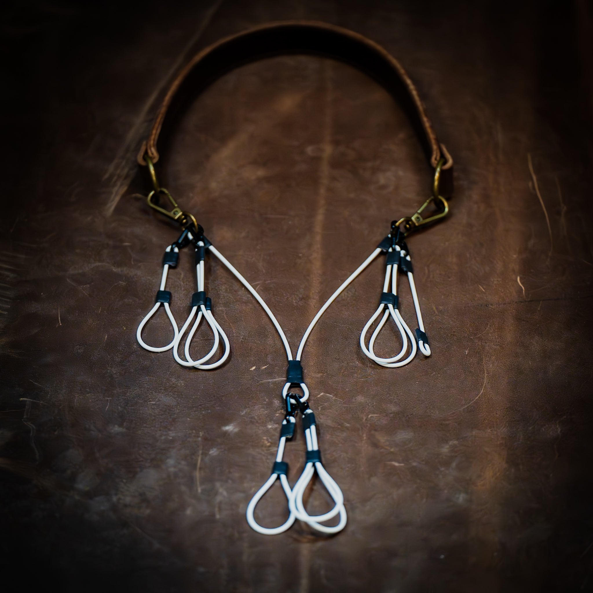 Bare Leather Call Lanyard