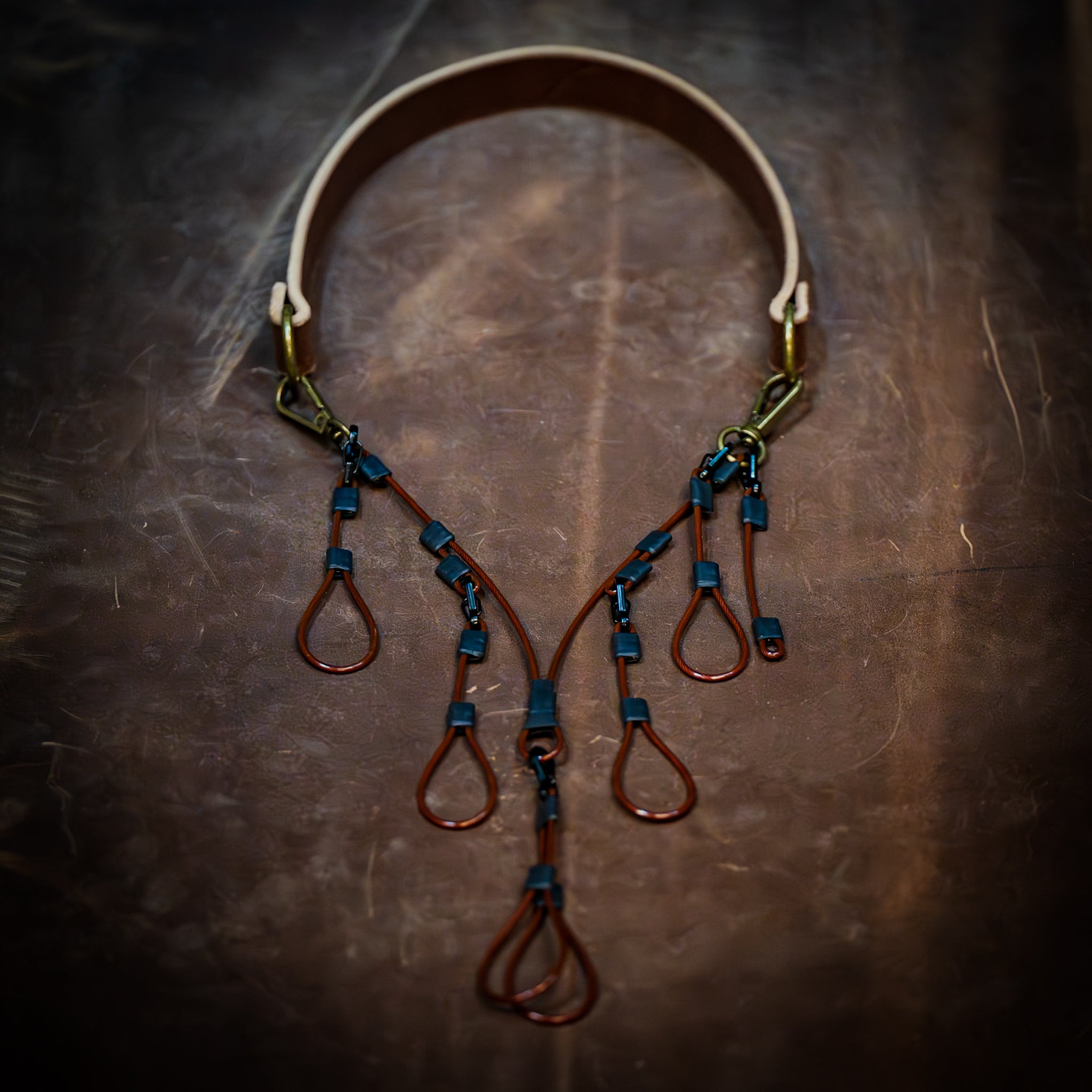 Bare Leather Call Lanyard