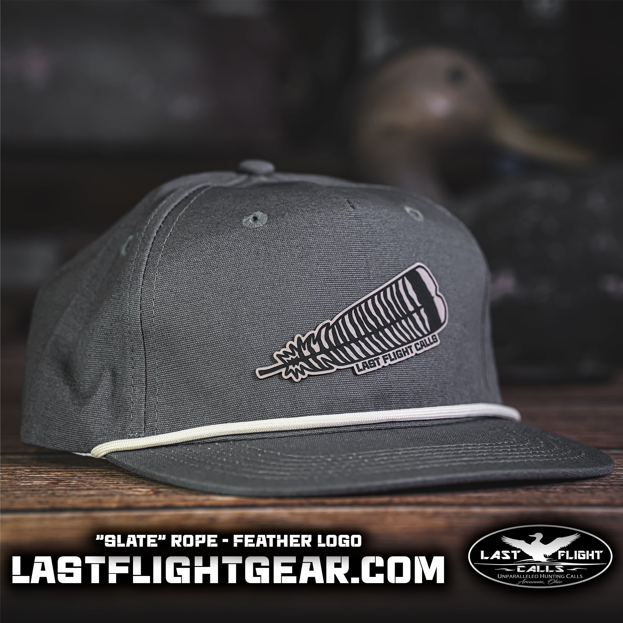 "SLATE” ROPE | TURKEY FEATHER