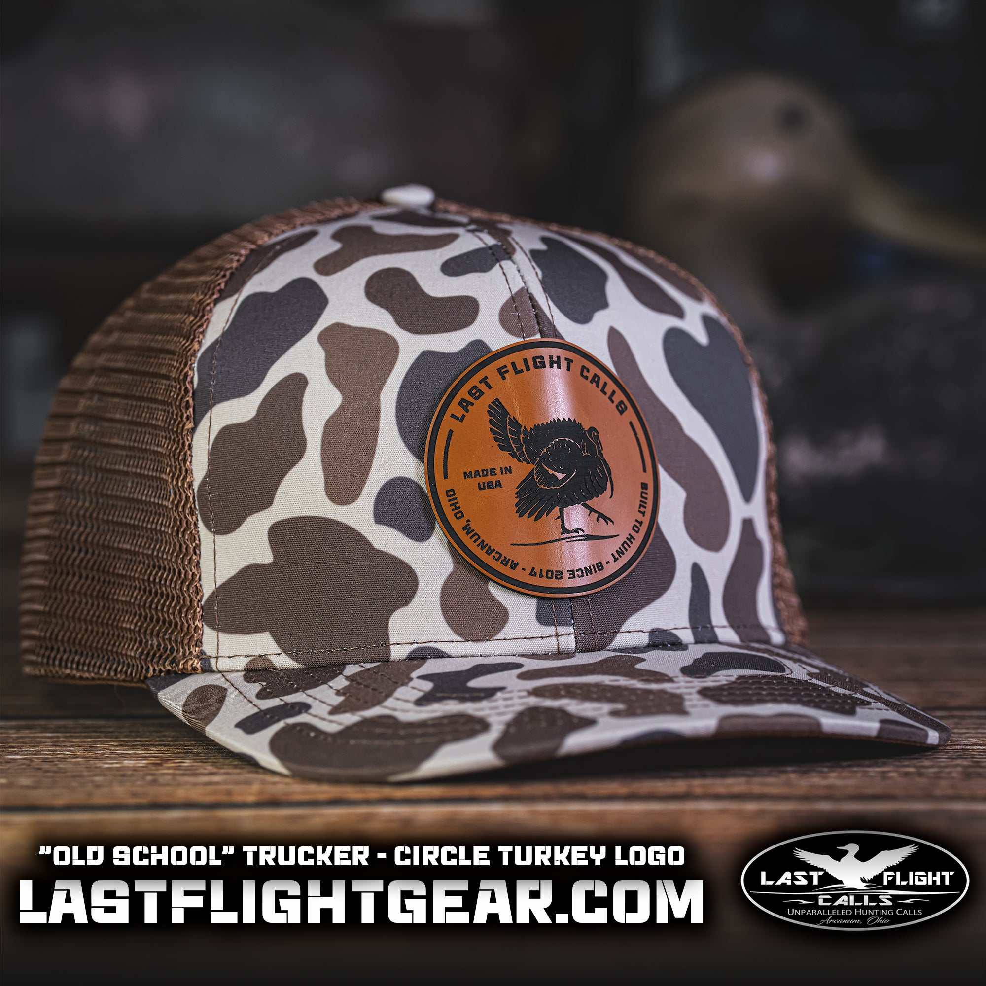 "OLD SCHOOL” TRUCKER | CIRCLE TURKEY LOGO