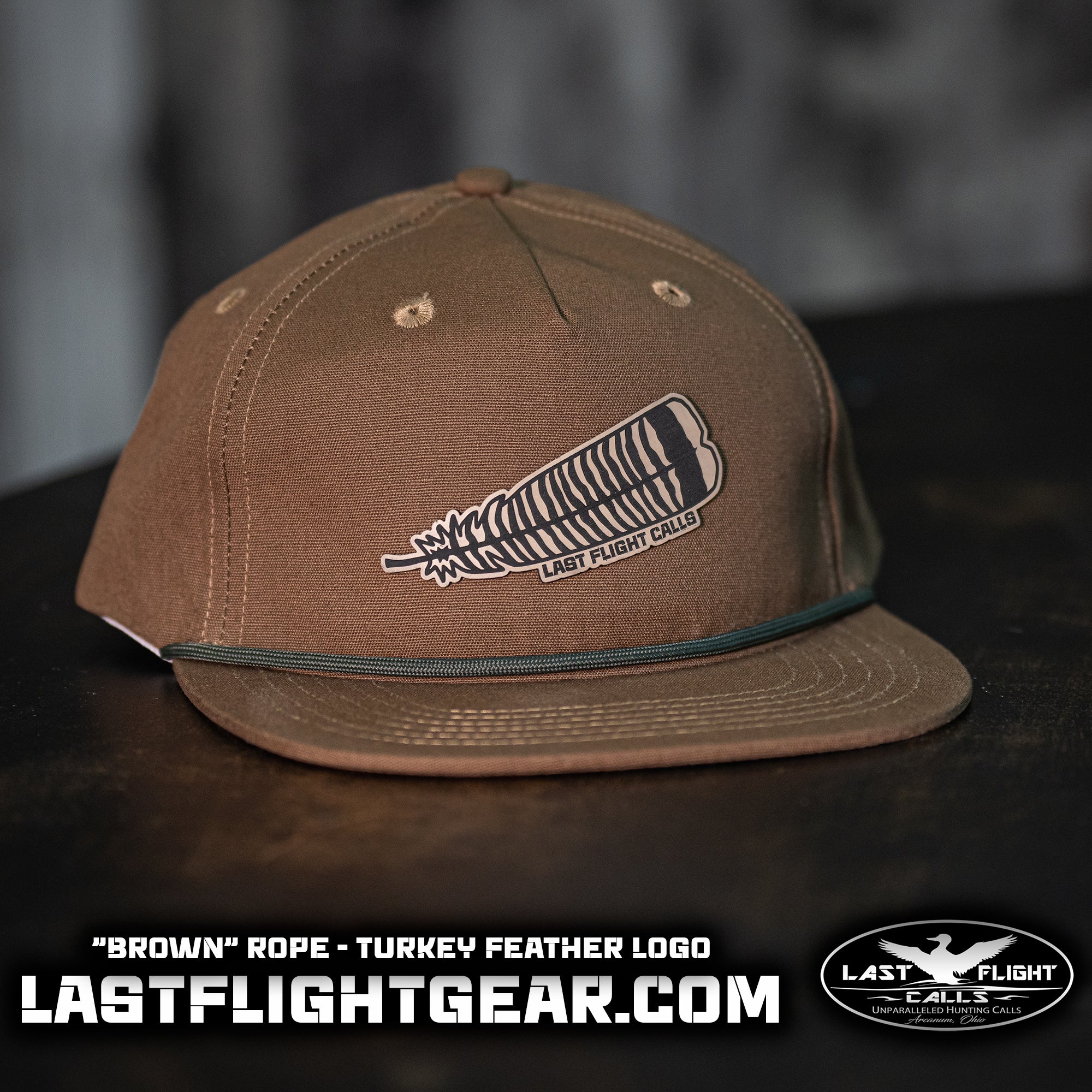 "BROWN” ROPE | TURKEY FEATHER