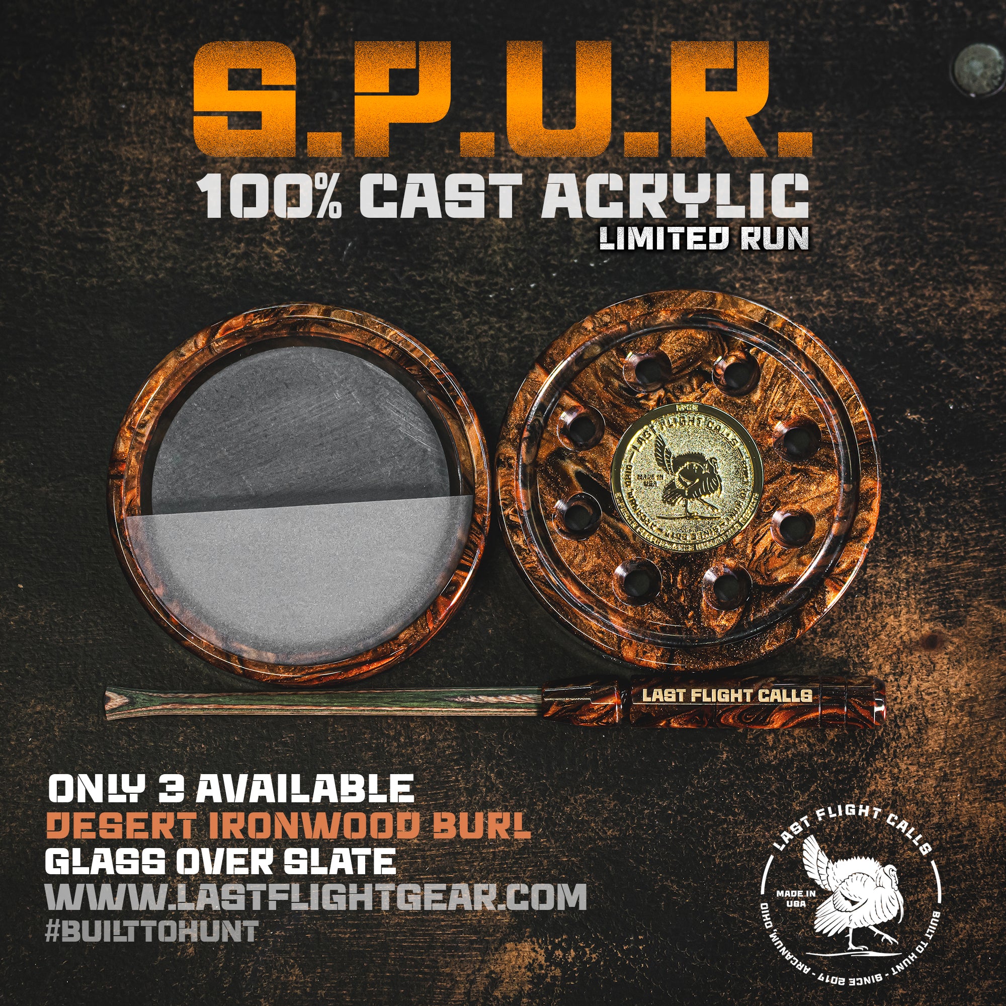 GLASS/SLATE POT CALL | LIMITED RUN