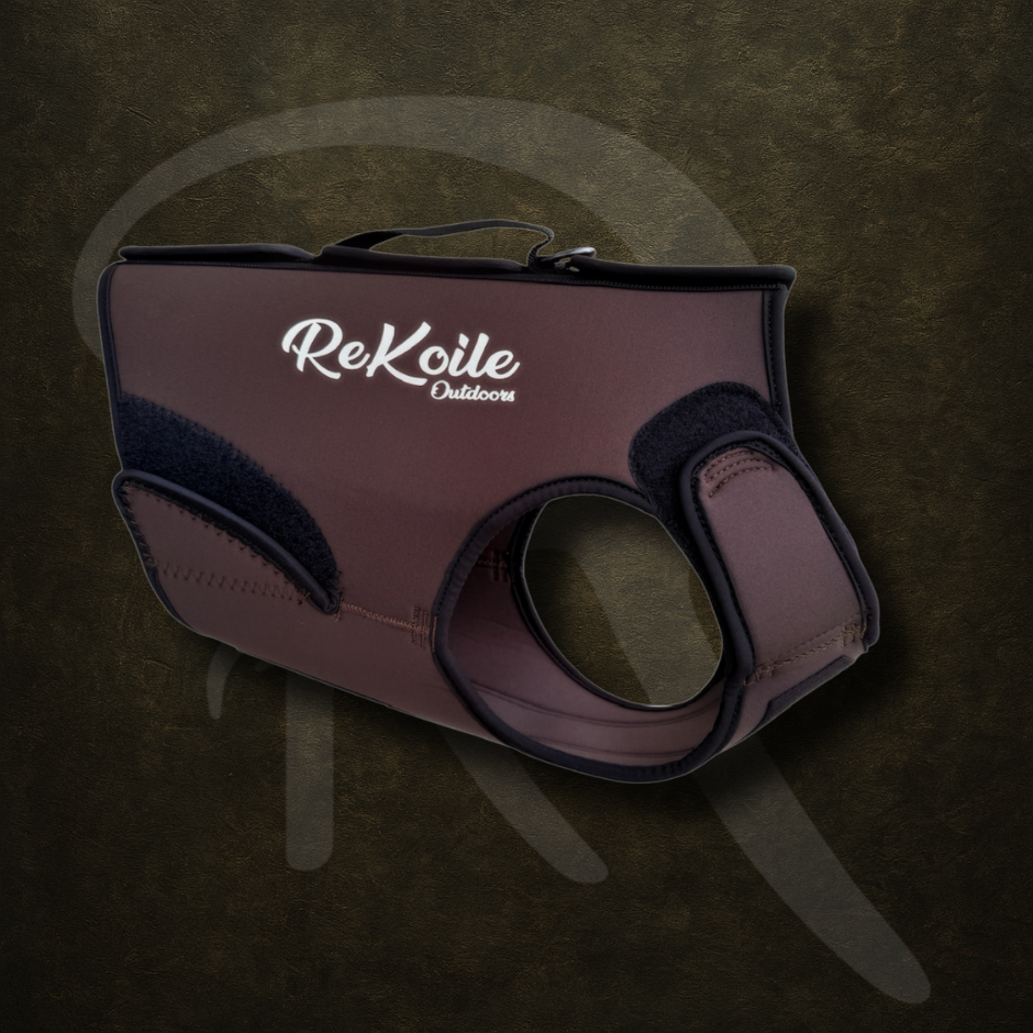Solid Brown 2.0 ReKoile Sure Fit Waterfowl Dog Vest | ReKoile Outdoors