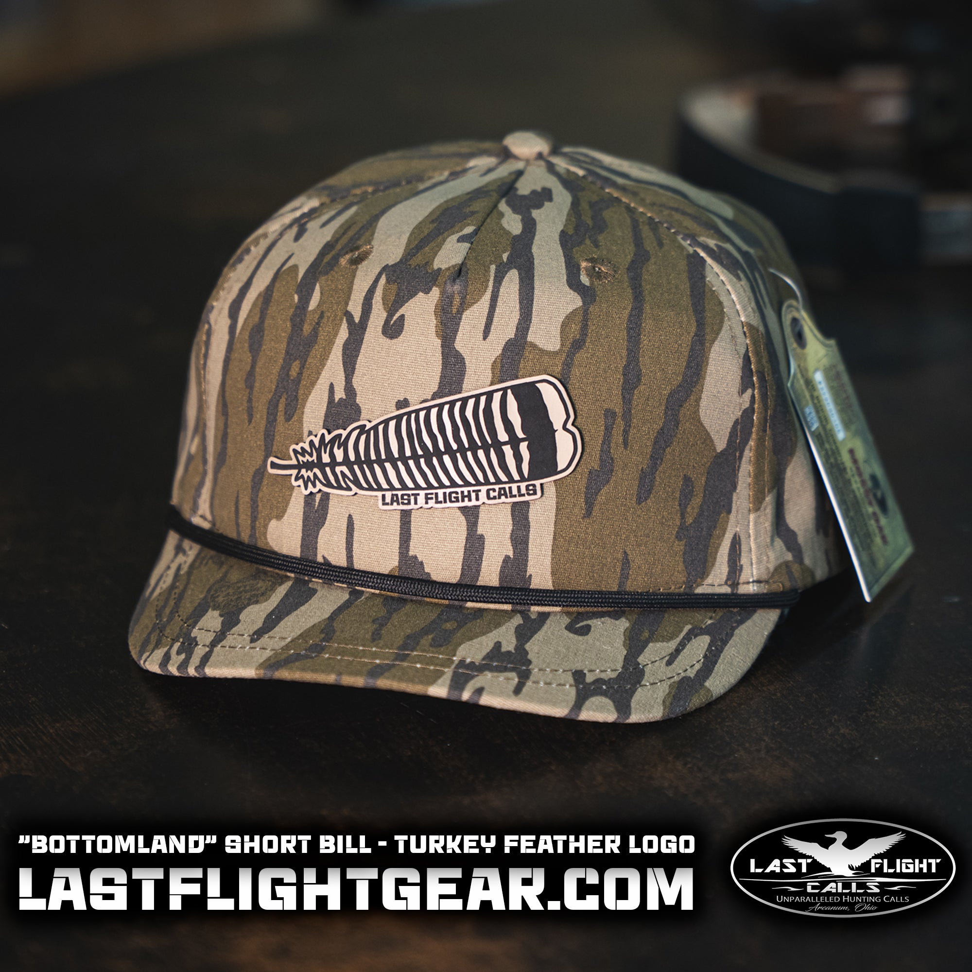 "BOTTOMLAND” SHORT BILL | TURKEY FEATHER LOGO