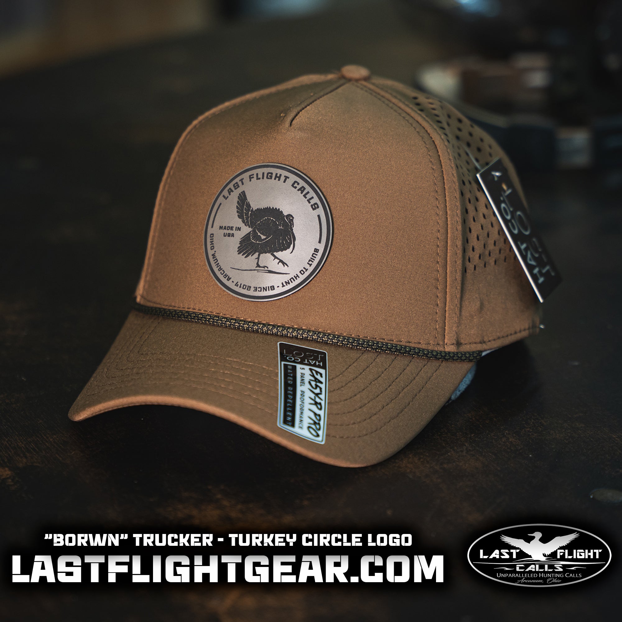 "BROWN” TRUCKER PRO | TURKEY CIRCLE LOGO