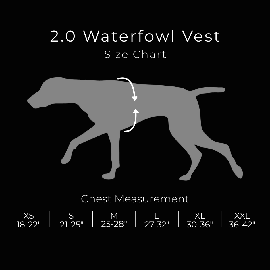 2.0 Sure Fit Waterfowl Dog Vest