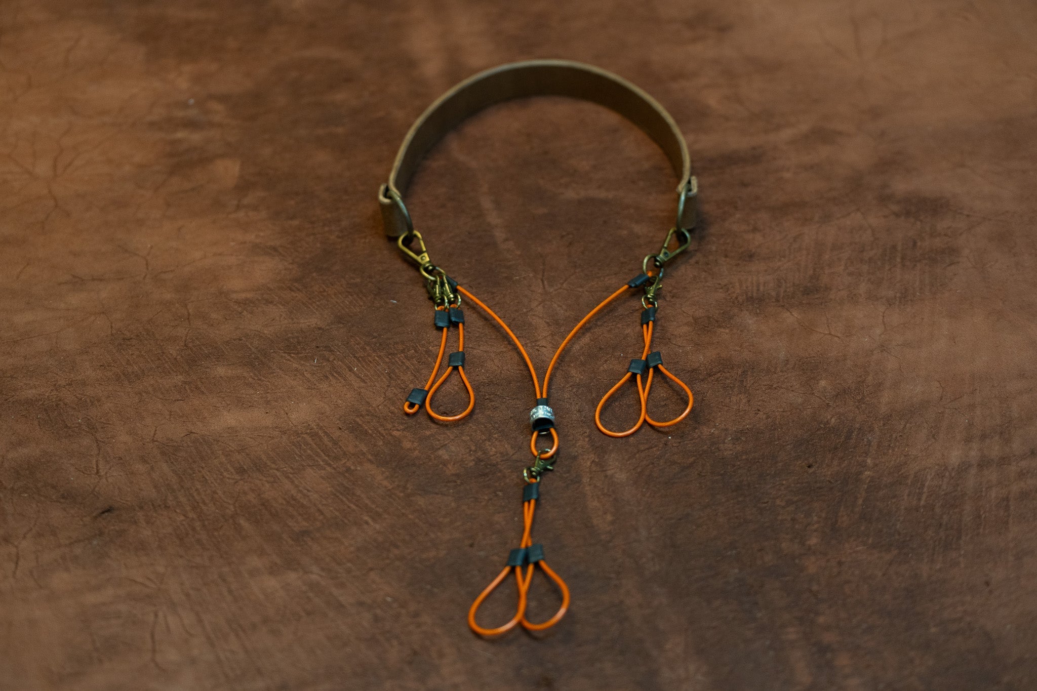 Bare Leather Call Lanyard