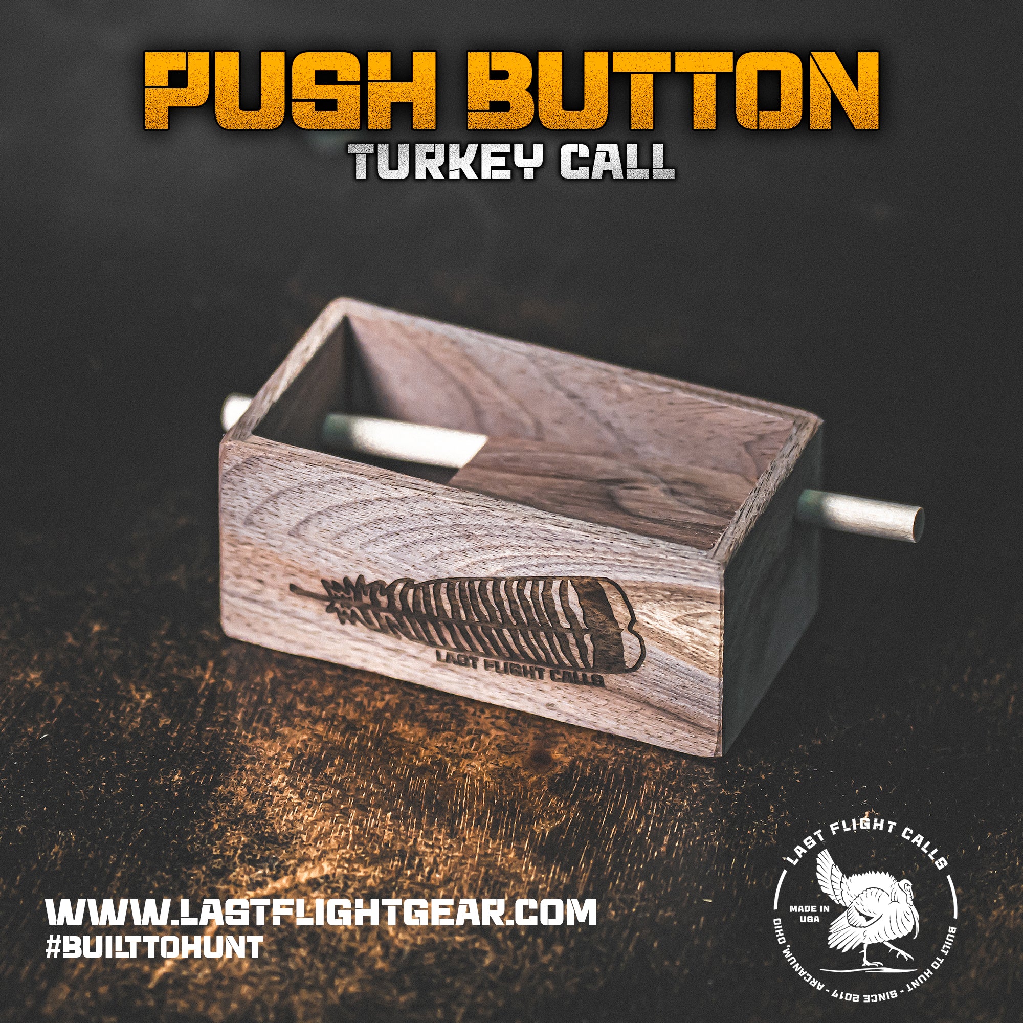 PUSH BUTTON TURKEY CALL