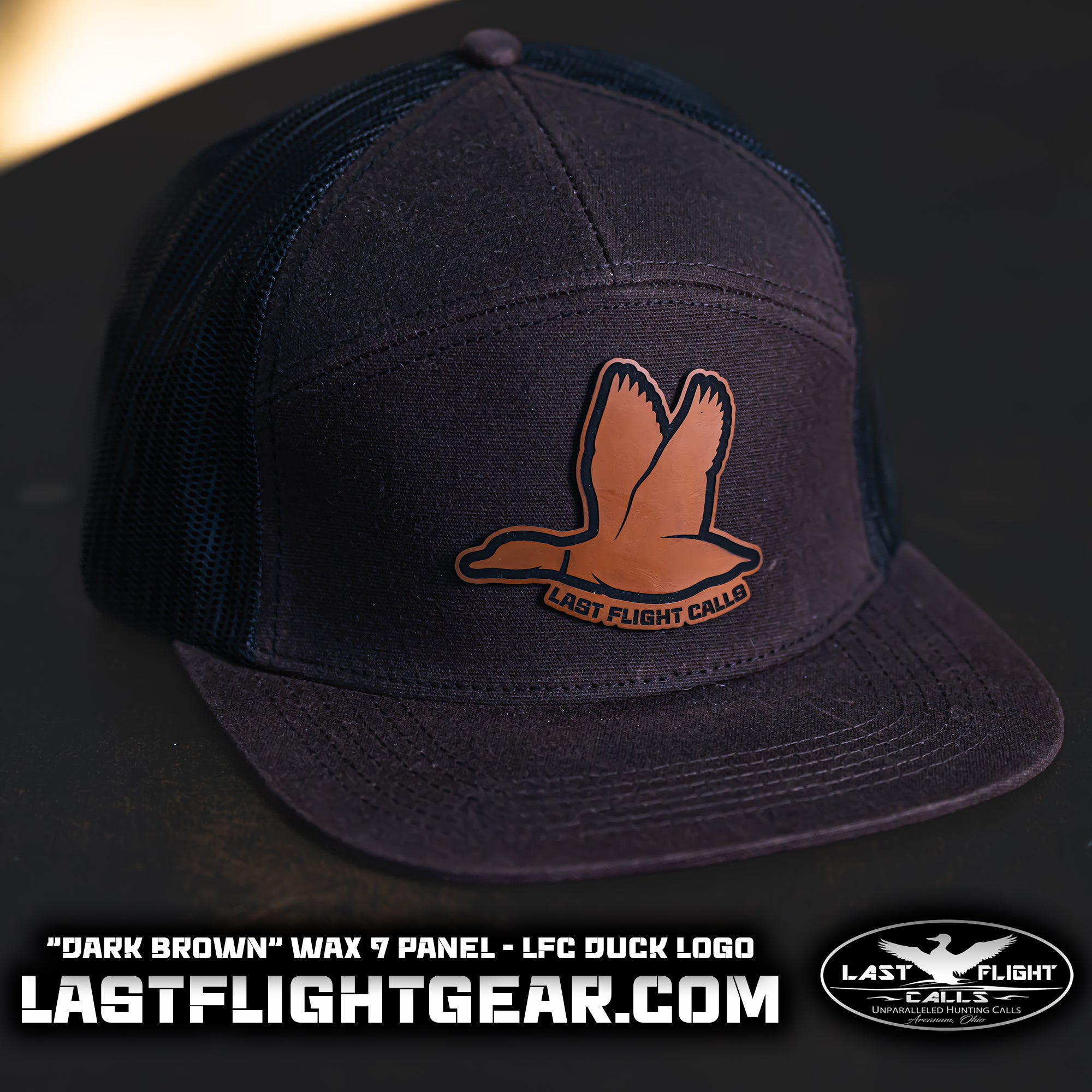 "DARK BROWN” WAX 7 PANEL | LFC DUCK LOGO