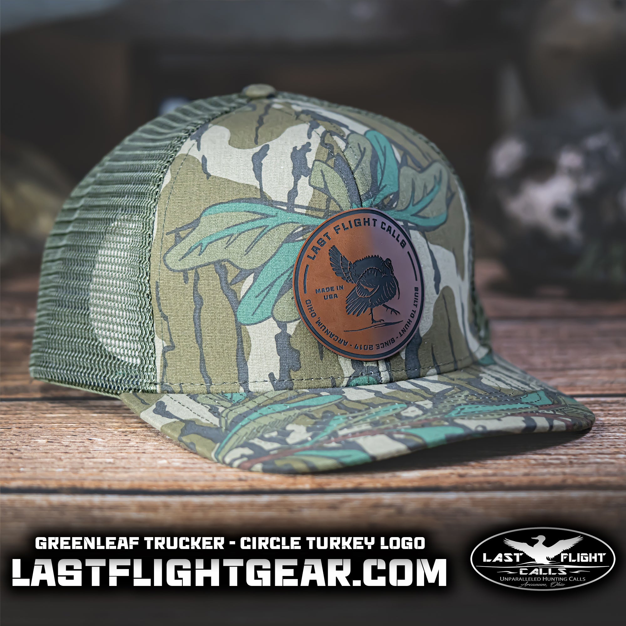 "GREENLEAF” TRUCKER | CIRCLE TURKEY LOGO
