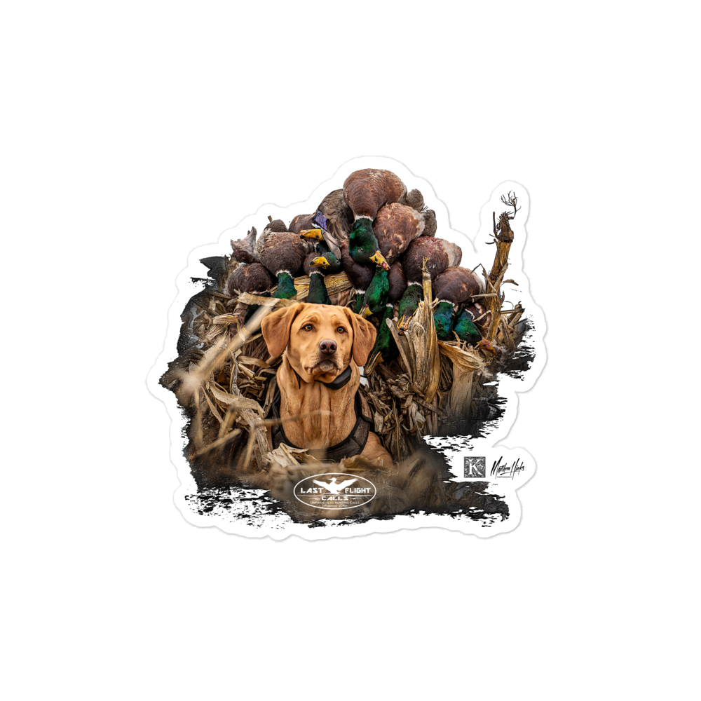 "Yellow Lab" Sticker