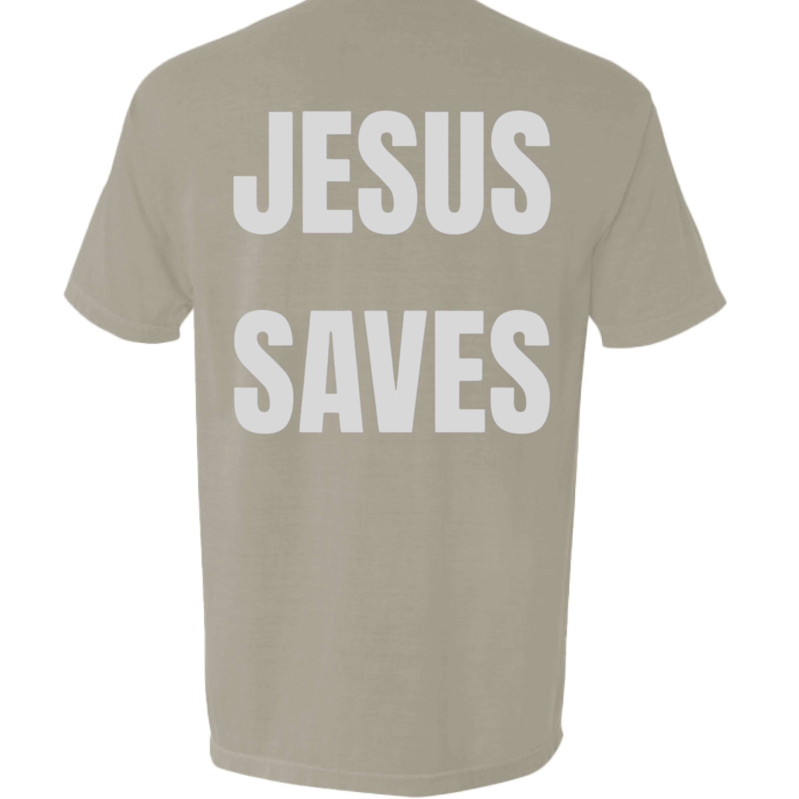 Jesus Saves Pocket Tee
