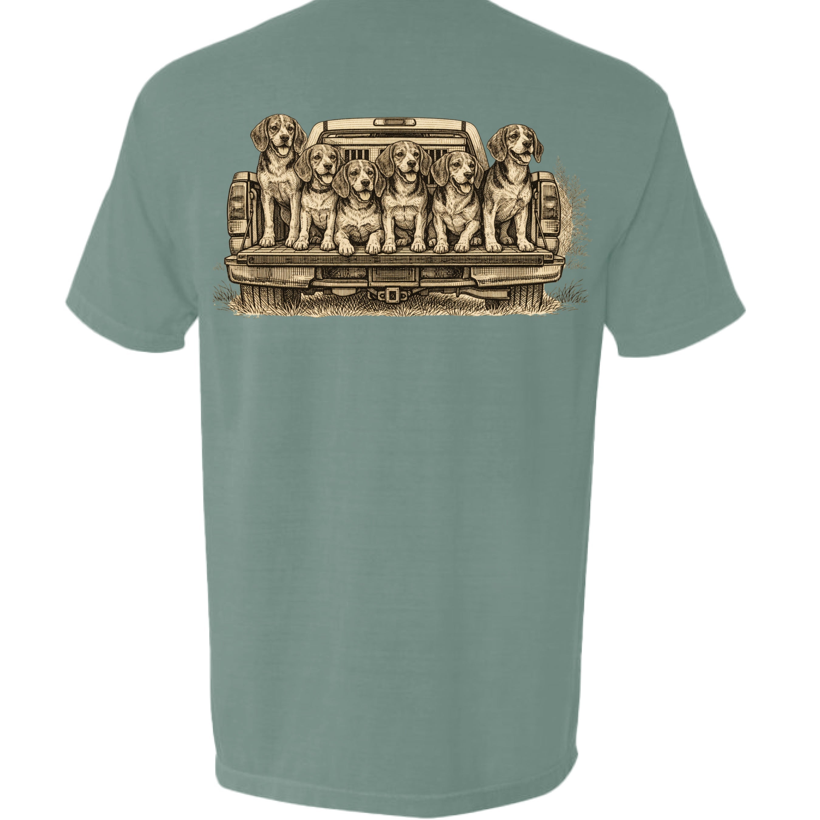 Beagle on Truck Tee