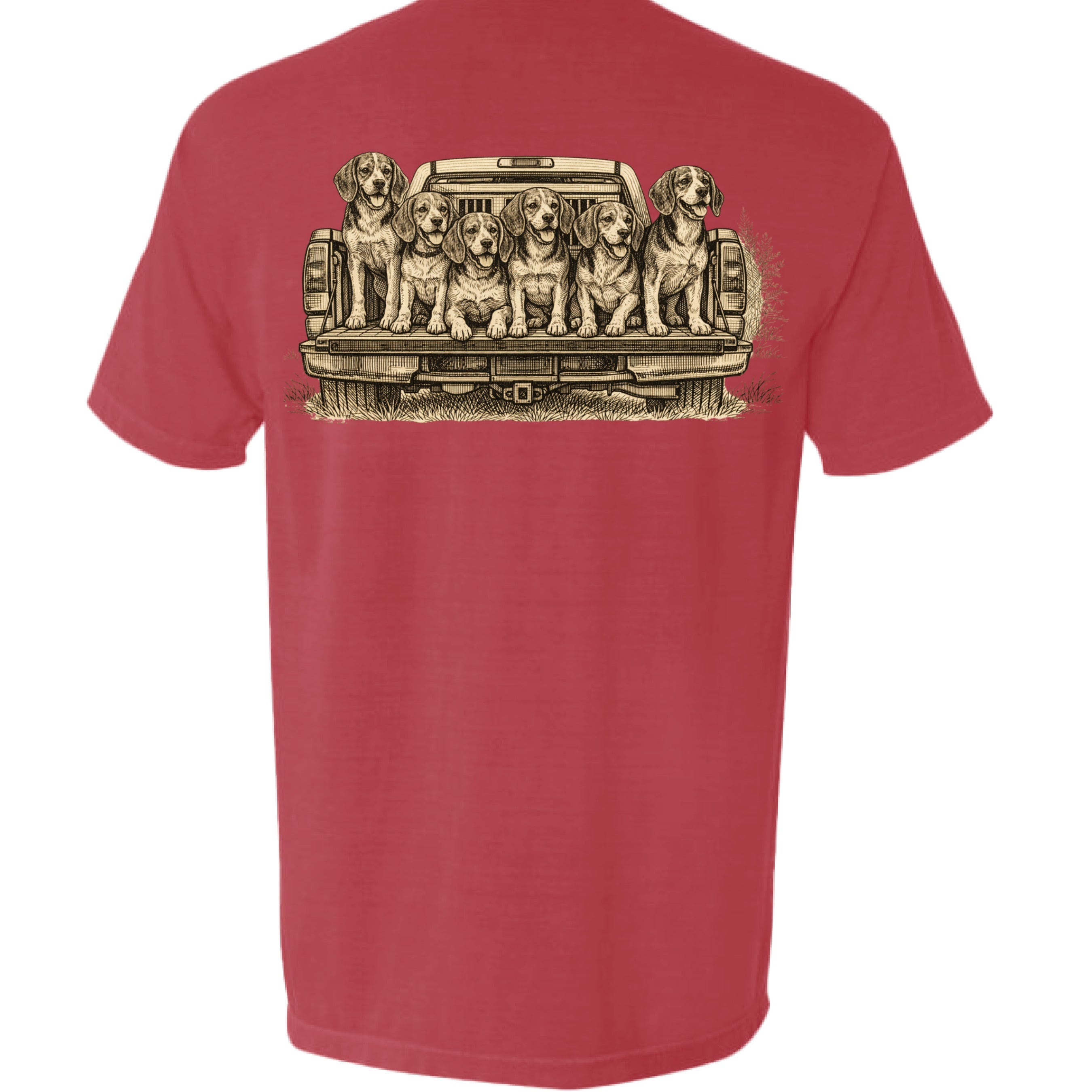 Beagle on Truck Tee