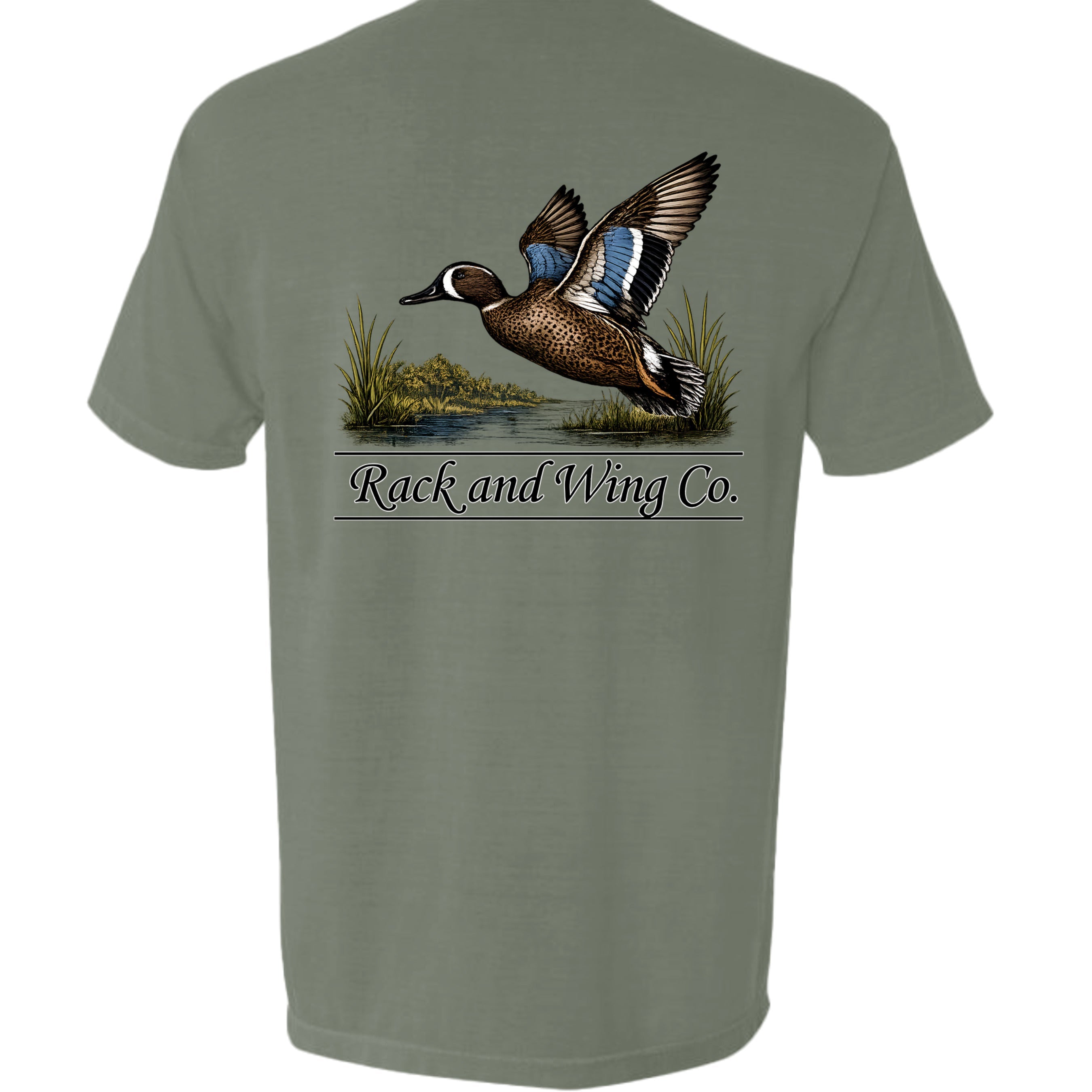 Blue Wing Pocket Tee
